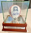 Johnny Bench Autographed Hall of Fame Baseball w/Hall of Fame Case MLB certified