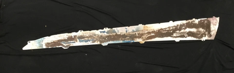 Chevy Bel Air 1957 panel lateral de aluminio inserción 2 puertas PS RH Foto 2 de 4