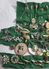 Vintage Estate Costume Jewelry Lot Retro Romantic Rings Earrings Brooches Etc