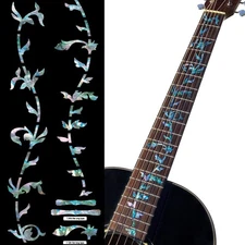 Inlay Sticker Fret Markers for Guitars - Tree of Life - Abalone Abalone-mix 