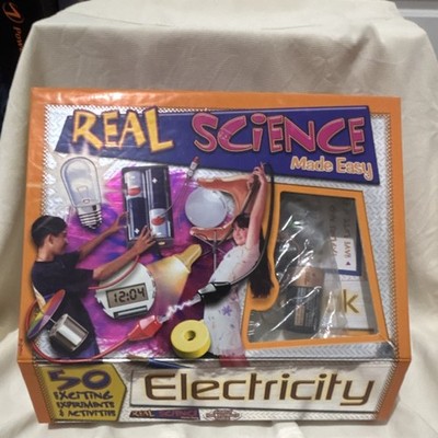 Silver Dolphin Books Electricity Kit 50 Experiments 50+ Pieces Ages 8-12