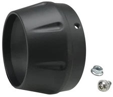 Bassani End Cap w/0.5" Lip for Road Rage Black Exhaust Mufflers (ENDCAP-SMB)