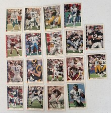 SCORE/ORIDA FOOTBALL 1993 SET COMPLETO 18 CARTE QUARTERBACK CLUB INSERTI CON MARINO