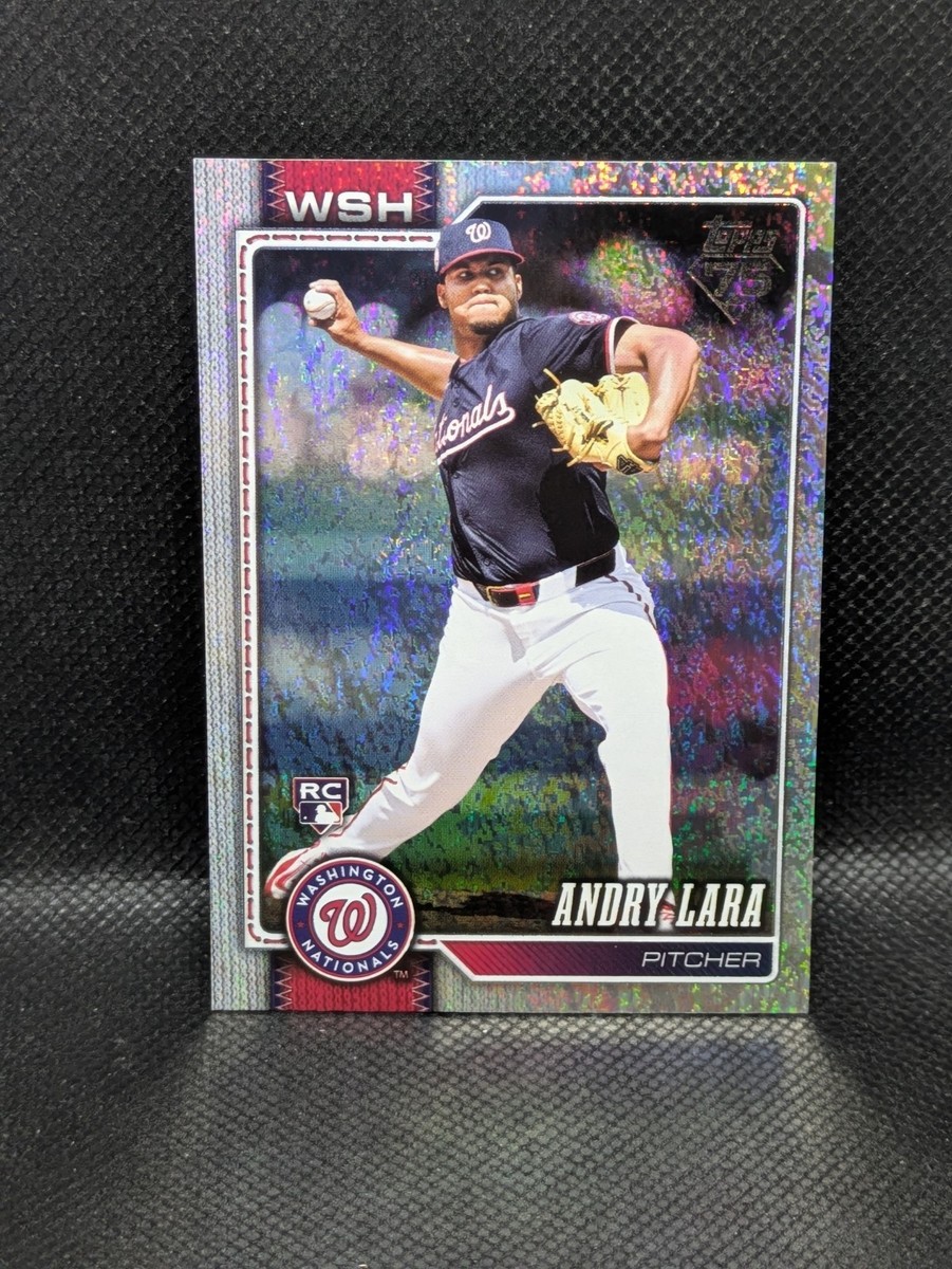 2026 Topps Series 1 Andry Lara #36 Sand Glitter Foil RC Nationals