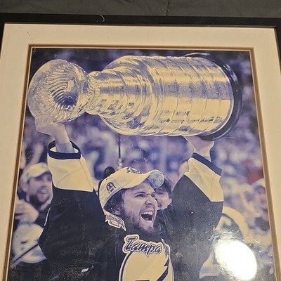 Martin St. Louis Lightning NHL Hockey 16x20 framed Stanley cup Steiner hologram