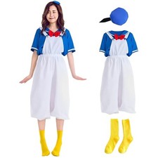 Formemory Donald Duck Sailor Uniform, Anime Halloween Costume, Adult Cosplay, Wo