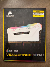 Corsair Vengeance RGB Pro 16GB 2x8GB RAM DDR4 2666MHz White 
