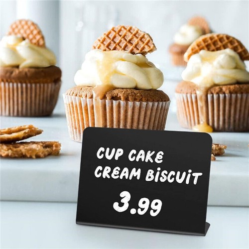 12/20Pcs Small Chalkboard Sign Signs for Food Mini Blackboard - Picture 7 of 21