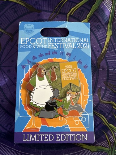 Disney EPCOT 2021 Food & Wine Festival Festival Robin Hood LE Pin
