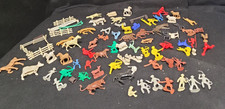 Vintage 1950's 1960' s Marx Ideal   Cowboys  Indians Horses Roy Rodgers