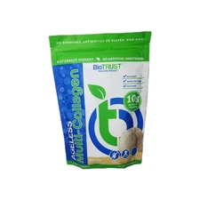 BioTrust Ageless Multi-Collagen Vanilla dietary supplement. BB 1/2026 8.69oz