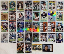 Chicago Bears Topps Pro Set Panini Football Trading Cards 1970 to 2024 Lot of 36