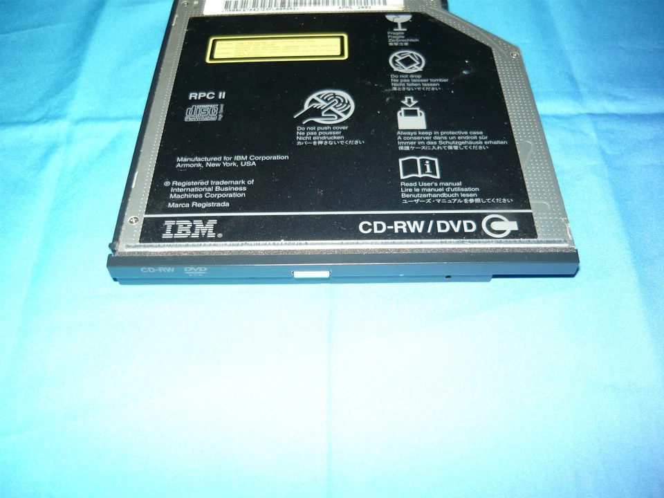 IBM Lenovo ThinkPad T20 T22 T23 T30 A30 A31 A22 CD-RW DVD Combo Drive Used - Image 2 of 3