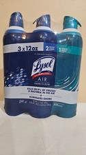 Brand New  Lysol Air Sanitizer, White Linen and Simple Fresh, 3 ct., 36 oz.