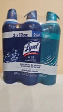 Brand New!!! Lysol Air Sanitizer, White Linen and Simple Fresh, 3 ct., 36 oz.