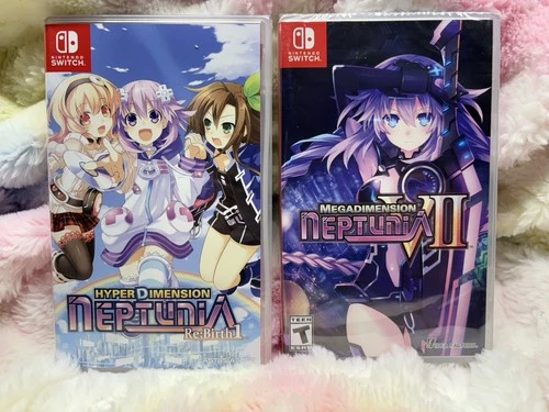 Nintendo Switch Pack: Neptunia Hyper D Re: Birth 1 & Neptunia Mega D VII NEW