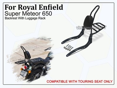 Für Royal Enfield Super Meteor 650 Touring Gepäckträger mit Rückenlehne D2