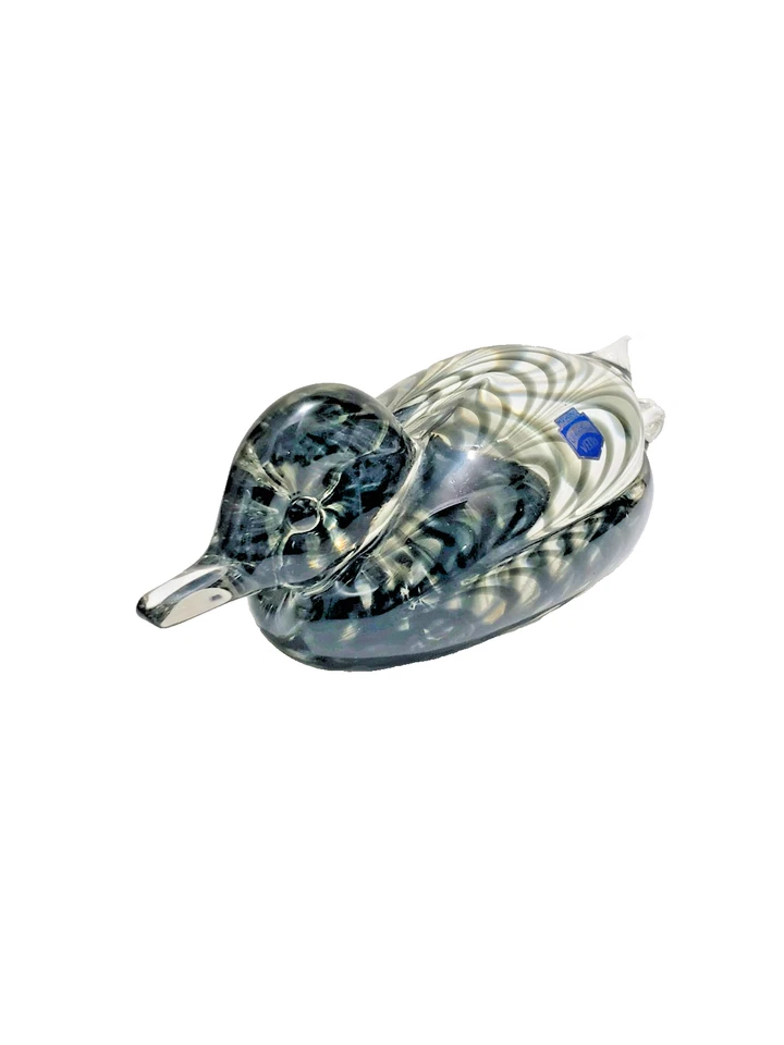 Murano Cenedesse Vetri F Tosi Mallard Duck model V5255 Sign 1976 - Image 2 of 4