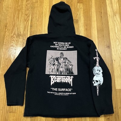 Beartooth The Surface Album Black/Pink Hoodie.  Size Large