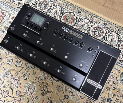 Line6 POD HD500X Multi Effects Guitar Bass Black Compact Audio Sound Music Gear