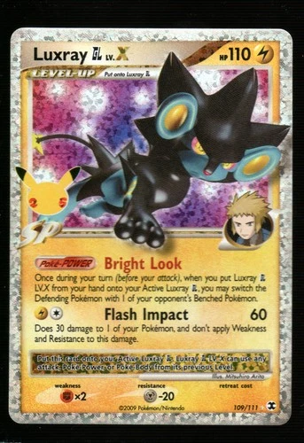 Pokemon Luxray GL LV.X Celebrations: Classic Collection #109/111 NM