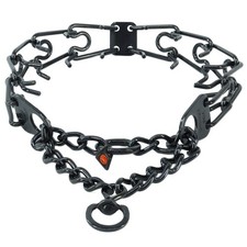 Herm Sprenger Ultra-Plus Prong Dog Collar 2.25mm x 16" Black Stainless Steel