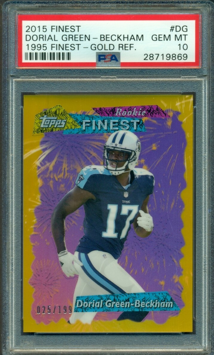Dorial Green-Beckham Finest 1995 Finest Refractor #DG Gold Refractor
