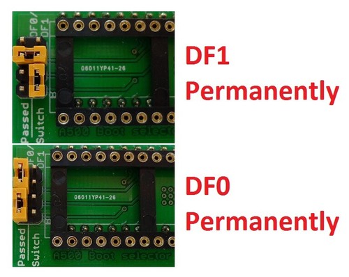 Premium Boot Selector DF0 DF1 Floppy Drive Boot Switch for Amiga 500 - Afbeelding 7 van 8