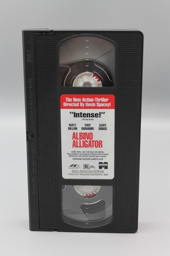 Albino Alligator VHS Screener Full Length SMatt Dillon Faye Dunaway Gary Sinise - Imagen 5 de 8