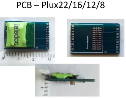Scheda PCB Universale - DCC Decoder con presa PLUX22/16/12/8 - Ogni Loco DC - H0 - Photo 5/10
