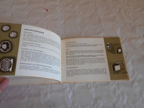 Bolex paillard C8 movie camera instruction book german edition - Picture 3 of 5