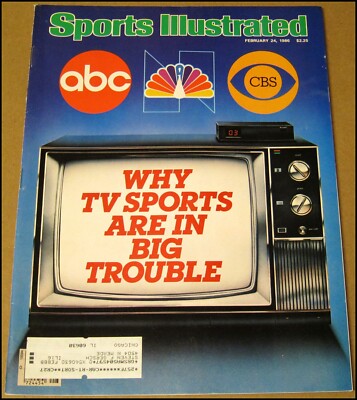 2/24/1986 Sports Illustrated TV Sports ABC NBC CBS Boston Celtics