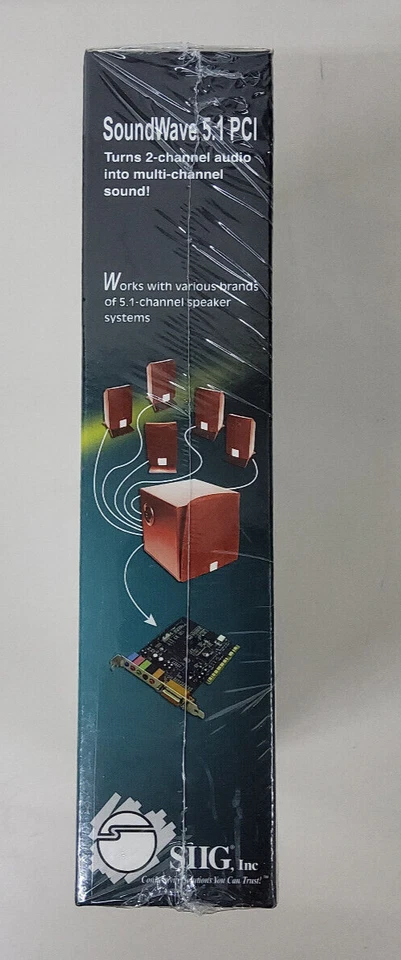 NIB SIIG Sound Card IC-510012 SoundWave Digital Surround 5.1 PCI Sound Card - Image 4 of 4