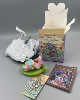 Pop Mart What Are The Fairies Doing?, Art Toy, Goodnight  , Pucky