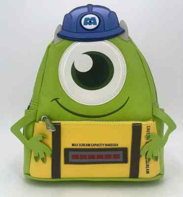 Loungefly Mike Wazowski Cosplay Scream Can Backpack Loungefly Disney Monsters Inc Mike Wazowski Scare Cosplay  main image 4