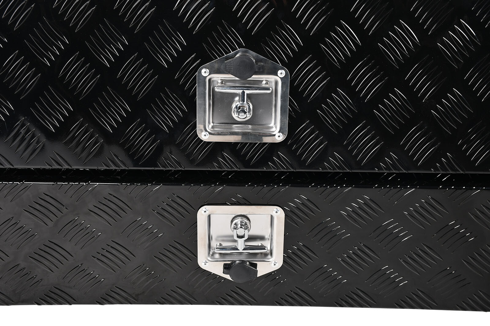 72 Inch Aluminum Contractor Truck Tool Box w/ 2 Lower Drawers Storage Toolbox