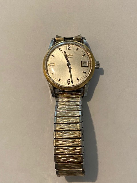 Vintage WYLER Incaflex Stainless Steel / Gold Filled Bezel Runs | eBay