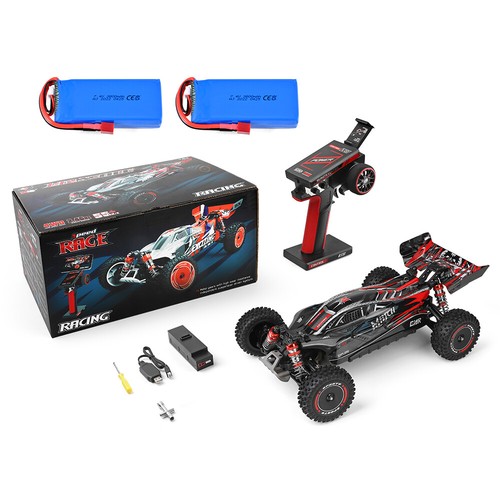 WLtoys XK 124010 RC Racing Car 55KM/H 2.4G High Speed Drift 1/12 4WD RTR Trucks - Picture 13 of 14