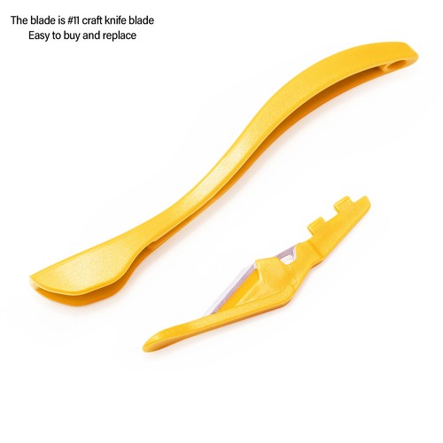3pc Car Vinyl Wrap Tools Paint Film Cutter Backpaper Slitter Craft Utility Knife - Picture 3 of 7