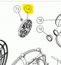 VENTILATORE CON MOZZO COMPLETA + RONDELLA PER ATOMIZZATORE CIFARELLI OG20701