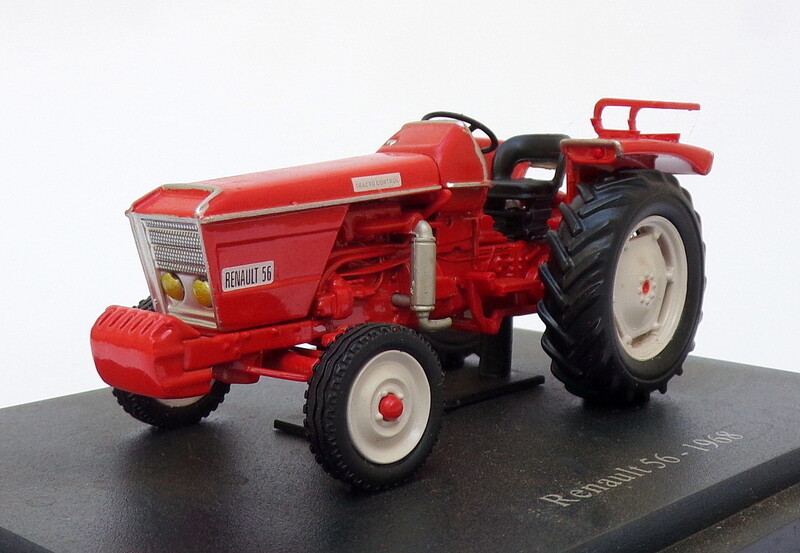Hachette 1/43 Scale Model Tractor HT086 - 1968 Renault 56 - Red