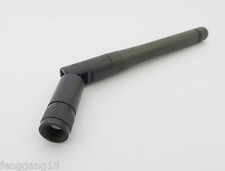RP-SMA Male Jack Center Tilt-Swivel Straight GSM GPRS 2.4G 2.4GHz Radio Antenna