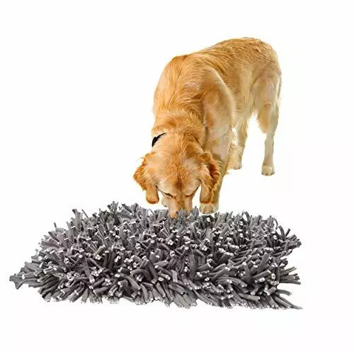 Pet Snuffle Gray Mat for Dogs Nose work Feeding Mat and Puzzle Toys