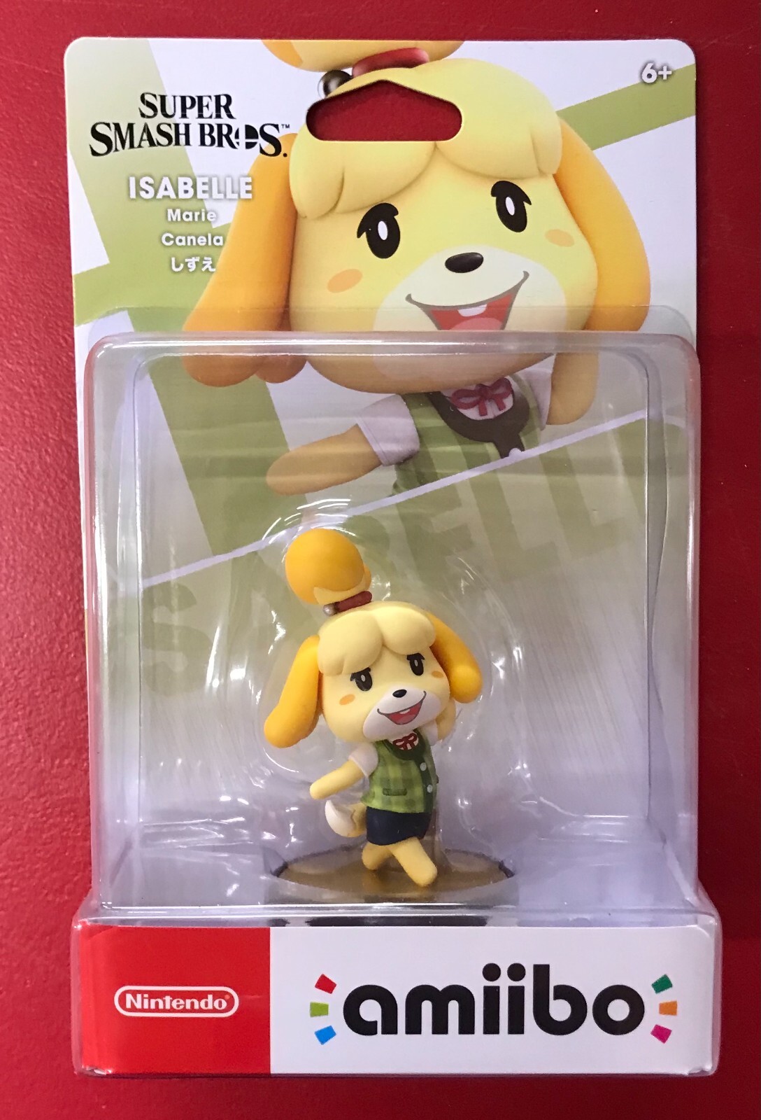 Super Smash Bros Isabelle Marie Canela Amiibio (Nuevo)