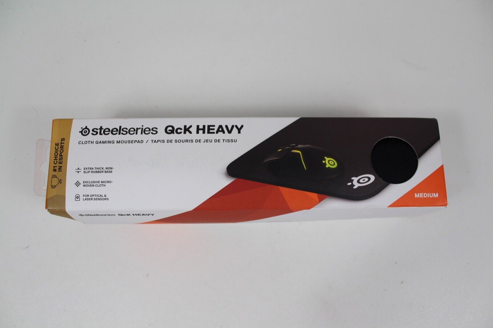 SteelSeries QcK Heavy Cloth Gaming Mousepad Medium Extra Thick Non Slip New
