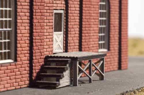 N Scale Laser Cut "Sawtooth Warehouse Building" KIT - Picture 2 of 10