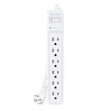 CyberPower B615 Essential Surge Protector, 1500J/125V, 6 Outlets, 15 ft Power