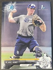 2017 Bowman Draft Chrome Blake Hunt Rookie San Diego Padres #BDC-145