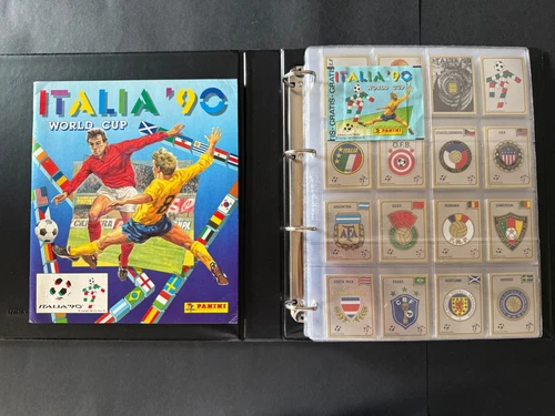 Figurine World Cup Italia 1990 Panini Album Vuoto Set Completo Bellissimo LEGGI