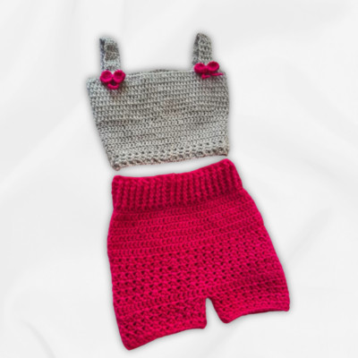 handmade baby girl crochet dress